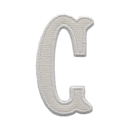 Letter Appliques - White Canvas