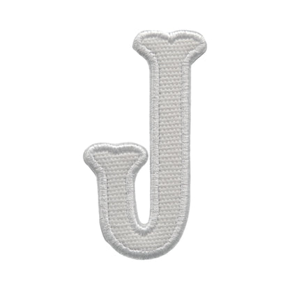 Letter Appliques - White Canvas