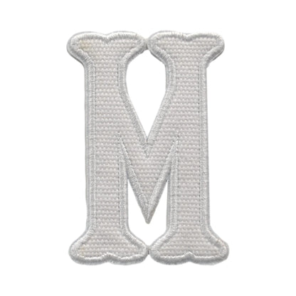 Letter Appliques - White Canvas