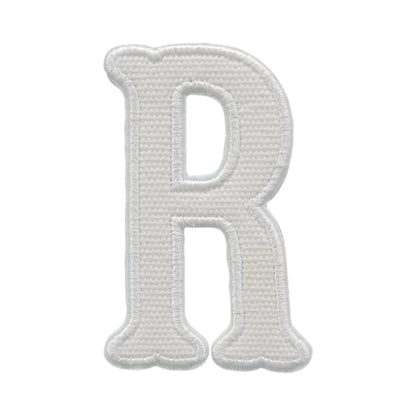 Letter Appliques - White Canvas