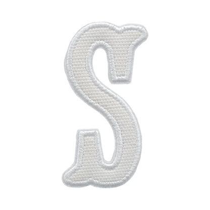 Letter Appliques - White Canvas