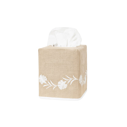 Daphne - Embroidered Tissue Box Cover