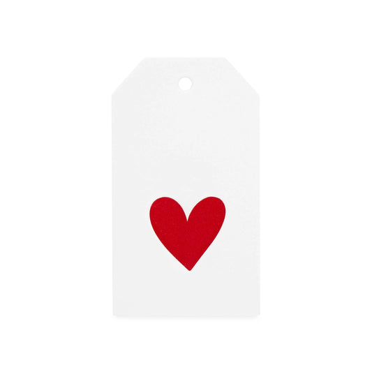 SGP Red Heart Gift Tag 10pc