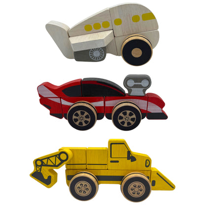 Tinker Totter Vehicles - Set of 3