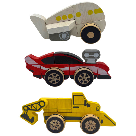 Tinker Totter Vehicles - Set of 3