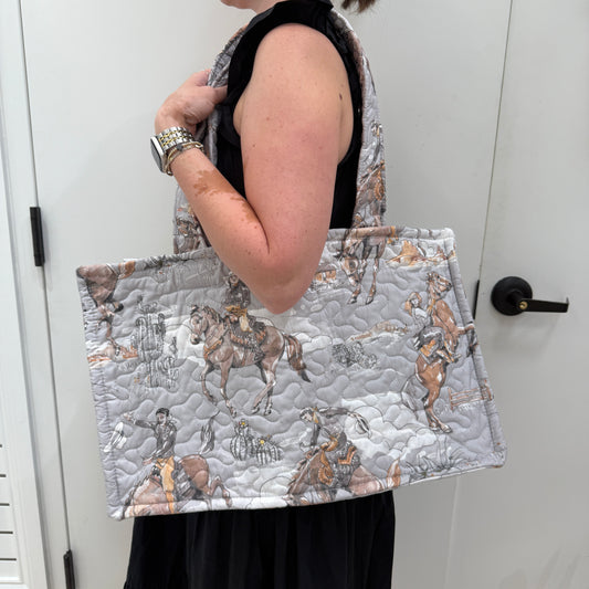 IMH Tote Bag - Birdie - Grey