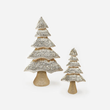OHD Silver Brush Tree - 13", 18.5" - Set of 2