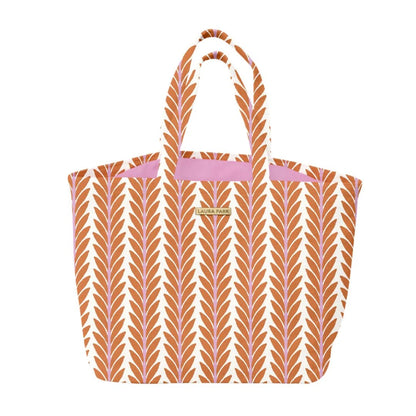 Frond Orange - Terry Beach Tote