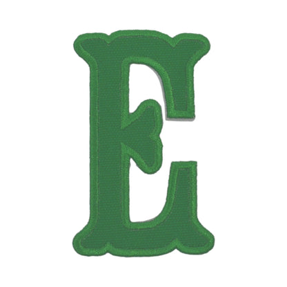 Letter Appliques - Kelly Green Canvas