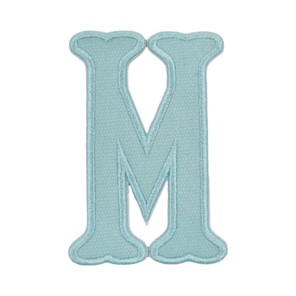 Letter Appliques - Lake Blue Canvas