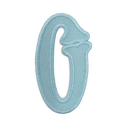 Letter Appliques - Lake Blue Canvas