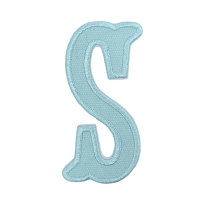 Letter Appliques - Lake Blue Canvas