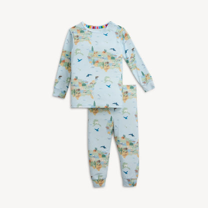 America The Beautiful - Long Sleeve Pajamas