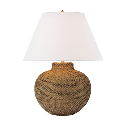 VCF Avedon Medium Table Lamp - Natural Rattan - 29"