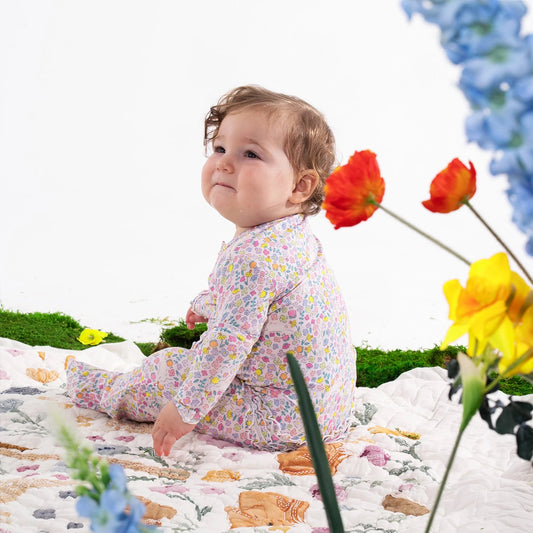 Bunny Blossom - Ruffle Footie