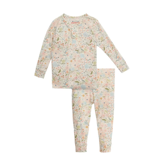 Charlotte - Modal Long Sleeve Pajamas with Ruffle