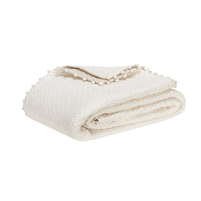 Margaret - Silk Pom Pom Edge Quilt