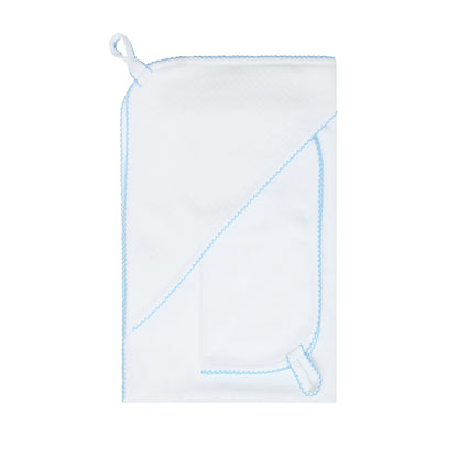 Milano Hooded Towel with Picot Trim