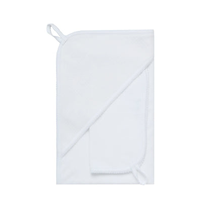 Milano Hooded Towel with Picot Trim