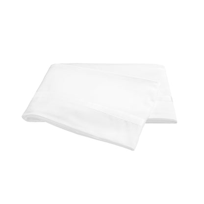 Nocturne Hemstitch - Flat Sheet - White