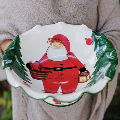 Old St. Nick - Fruit Bowl 15"