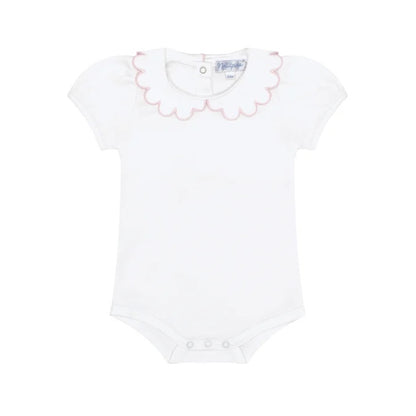 Nella Scallops - Short Sleeve Onesie -