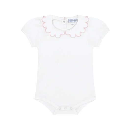 Nella Scallops - Short Sleeve Onesie -