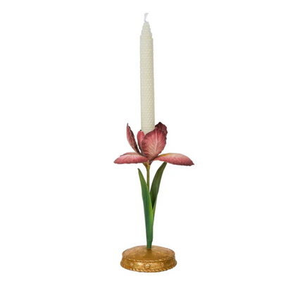 Meadow Walk - Iris - Candlestick 9"