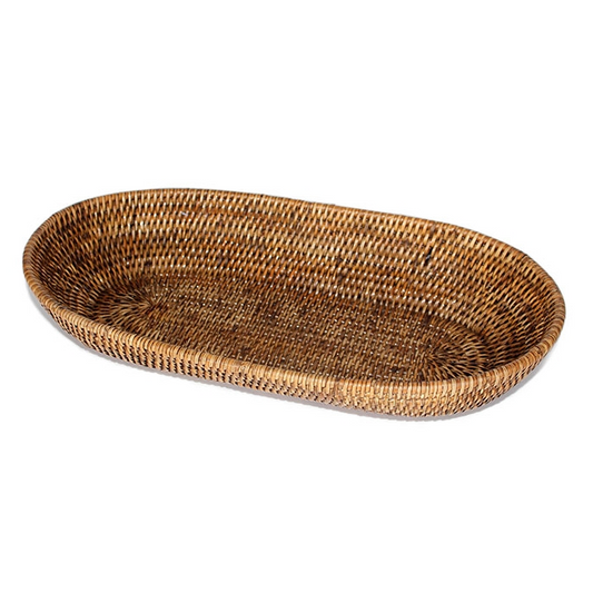 MAT Oval Bread Basket - Antique Brown