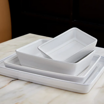 Friso - White - Rectangle Tray 10" (Retired)