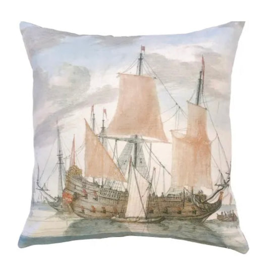 PPL Ships at Sea B Pillow - 22"