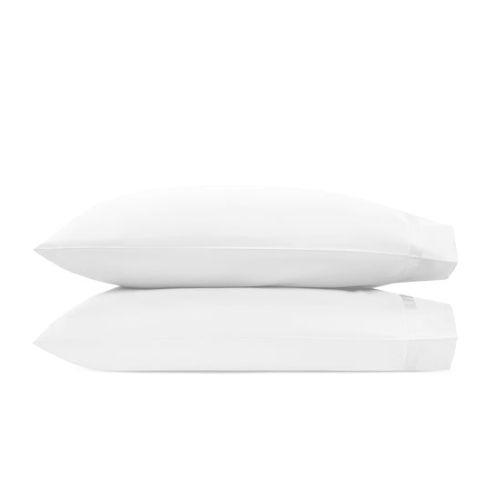 Nocturne Hemstitch - Pillowcase Pair - White