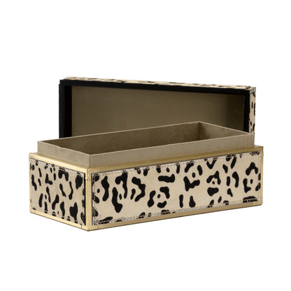 WWH Boxed In - Leopard and Brass Box 12"