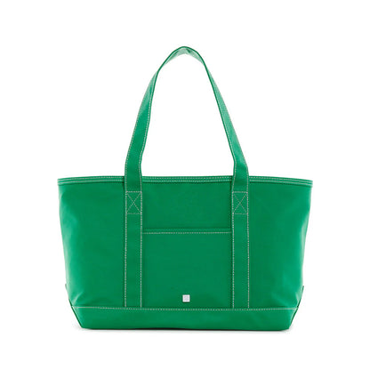 Medium Tote - Coated Canvas - Kelly Green