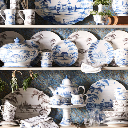Country Estate - Delft Blue - Tureen 15.5"