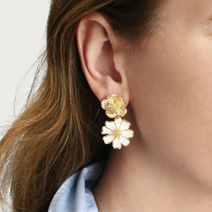 Wildflowers - Mixed Drop Earrings