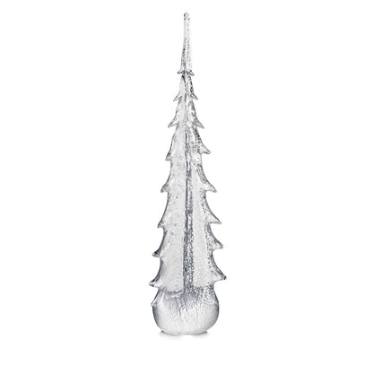 Simon Pearce Glass Evergreen Tree - Silver Leaf Collection -