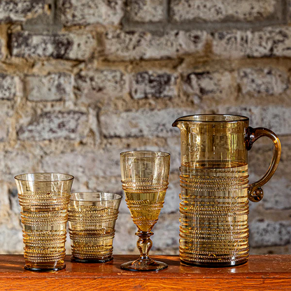 Ella Goblet 10oz - Amber