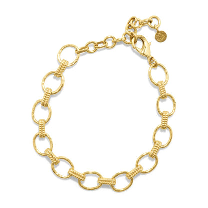 CDW B Cleopatra - Small Link Bracelet in Gold 7"