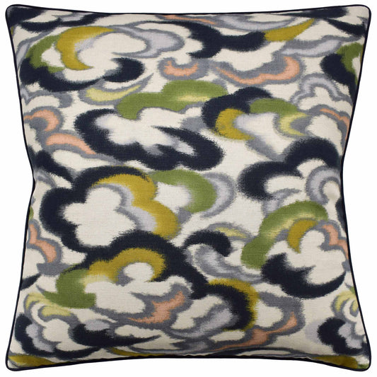 Stratus Pillow - Peridot/Gold - 22 X 22