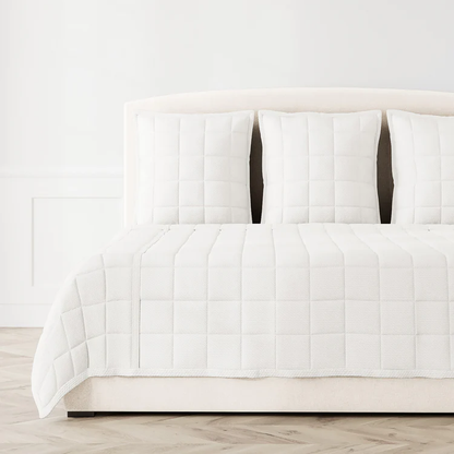 Panama Coverlet - White - Queen 96x98