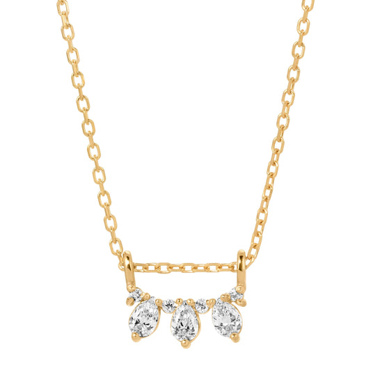JKD N - Diamond Waltz Necklace; 14kt YG
