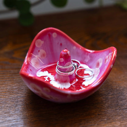SMP Crystalline Ring Holder - Garnet 4"