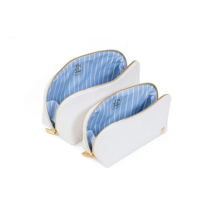 Luxe Duo Case - Woven Blanc