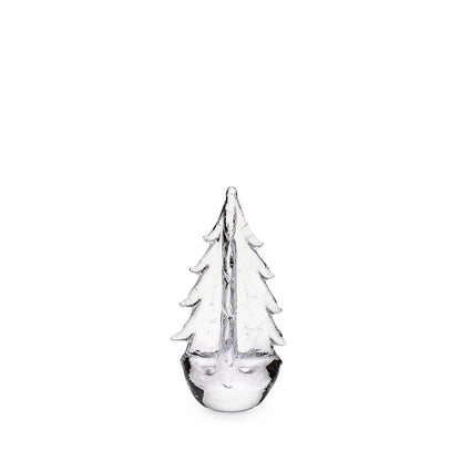 Simon Pearce Glass Evergreen Tree - Crackle Collection -