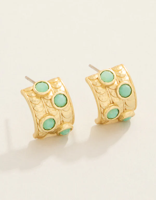 SPT E Karissa Hoop Earrings - Sea Foam