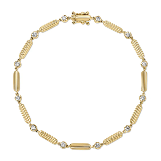 EFC B Diamond Zoe Eternity Bracelet - 0.36TCW - 14KYG