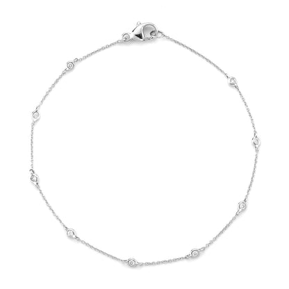 DRD B - Lulu Jack Single Bezel Bracelet, .08tcw, 14KWG