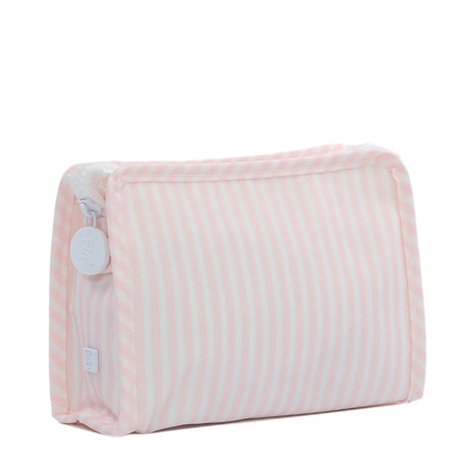 Roadie - Small Zip Pouch - Pimlico Stripe - Pink