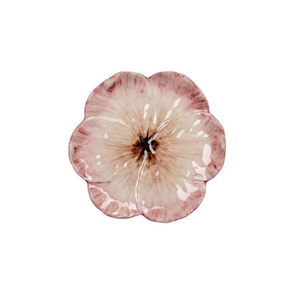 Elisabetta - Dessert Plate - Pink Flower 7.75"